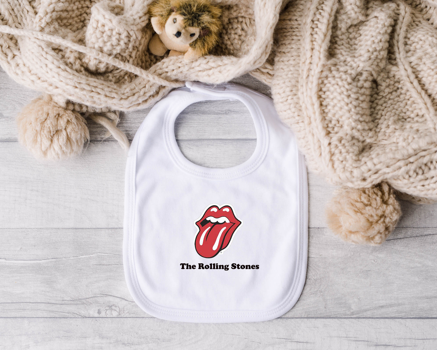 The Rolling Stones Bib