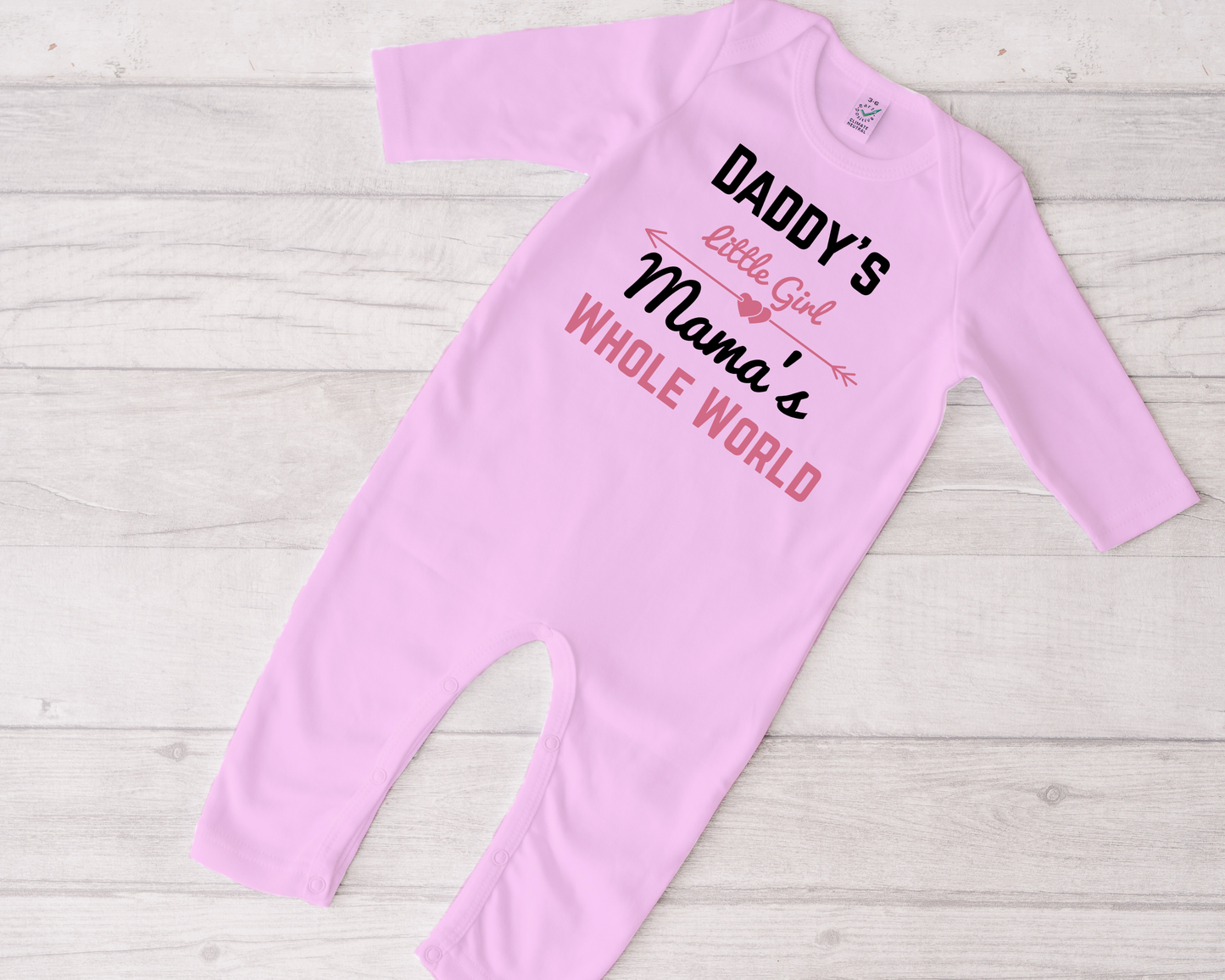 Daddy's Little Girl, Mamas Whole World Sleepsuit