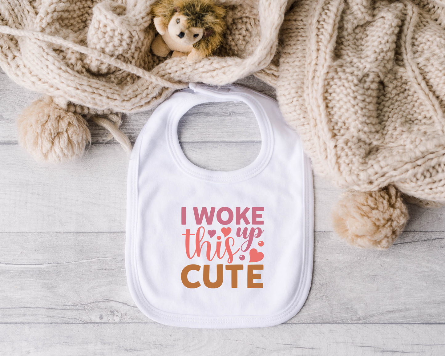 I Woke Up This Cute Bib