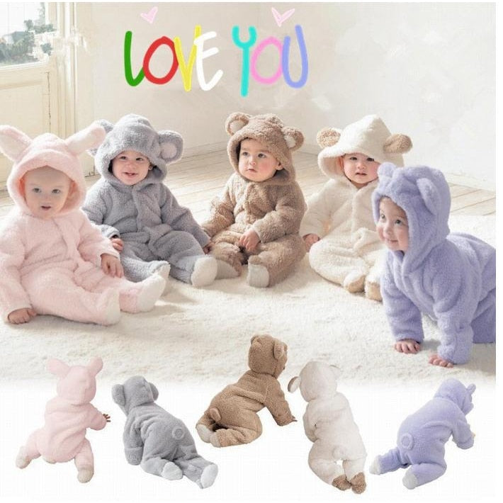Newborn Baby Cute Animal Jumpsuits