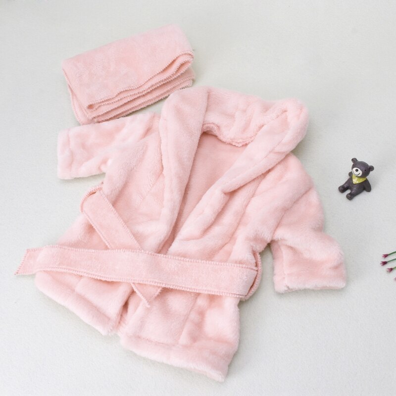 Baby Hooded Bathrobe  & Towel Set