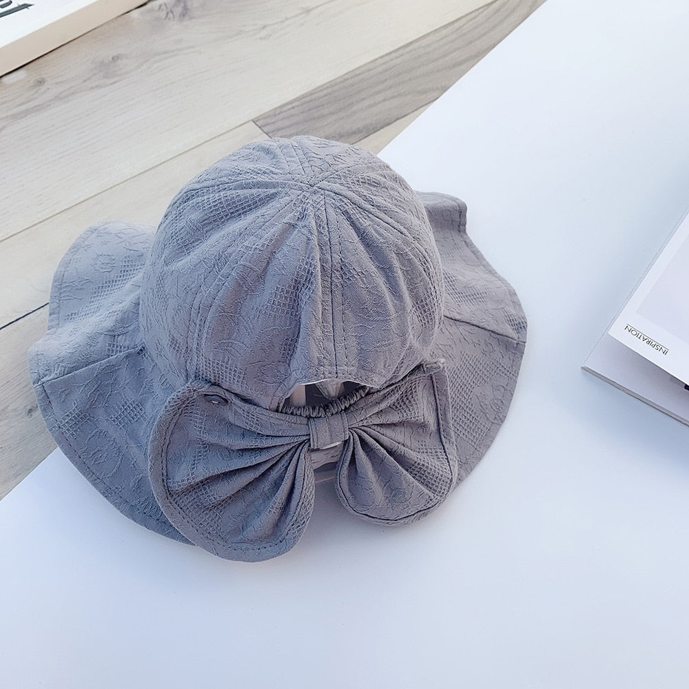 Princess Beach Bucket Hat with Bow