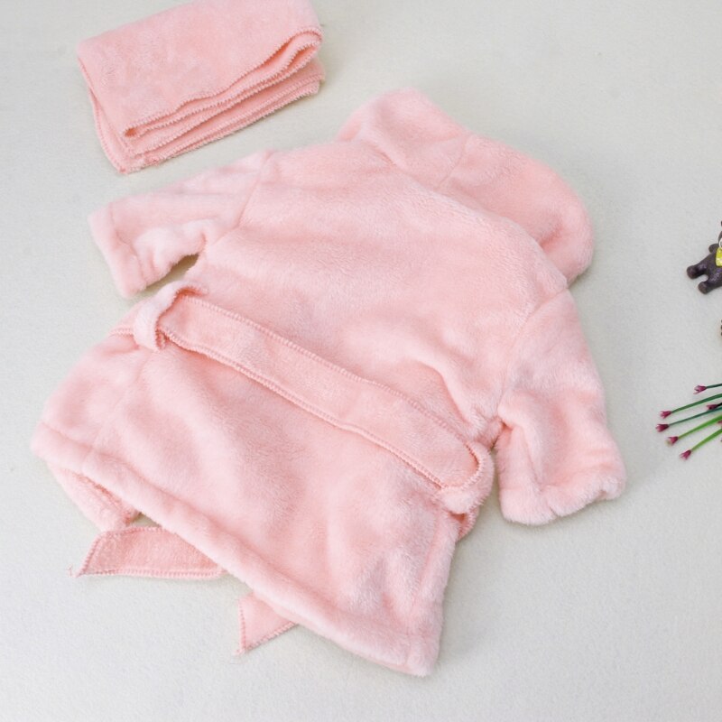 Baby Hooded Bathrobe  & Towel Set