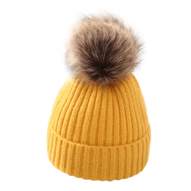 Winter Kids Knitted Beanie Hat