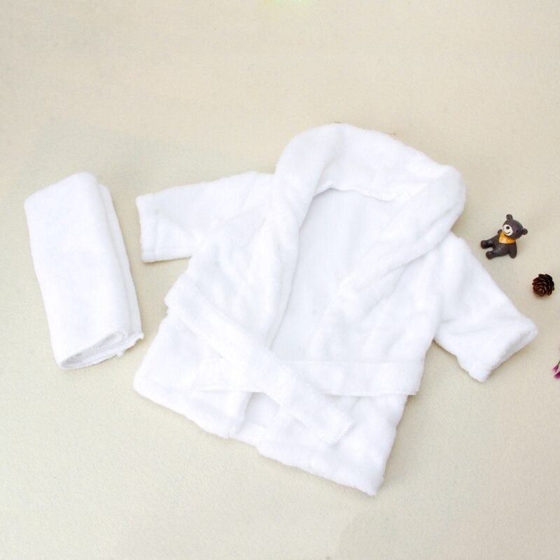 Baby Hooded Bathrobe  & Towel Set