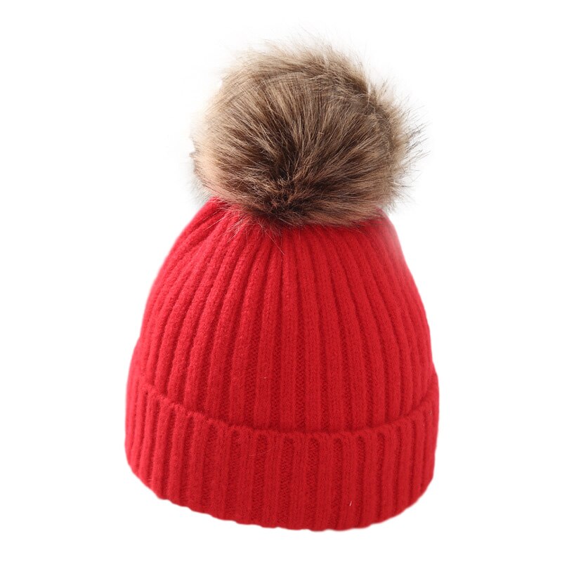 Winter Kids Knitted Beanie Hat