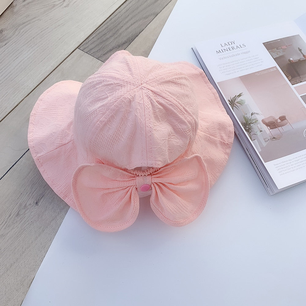 Princess Beach Bucket Hat with Bow