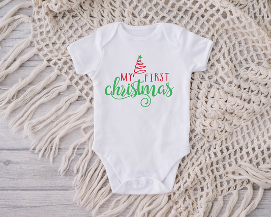 My 1st Christmas Babygrow
