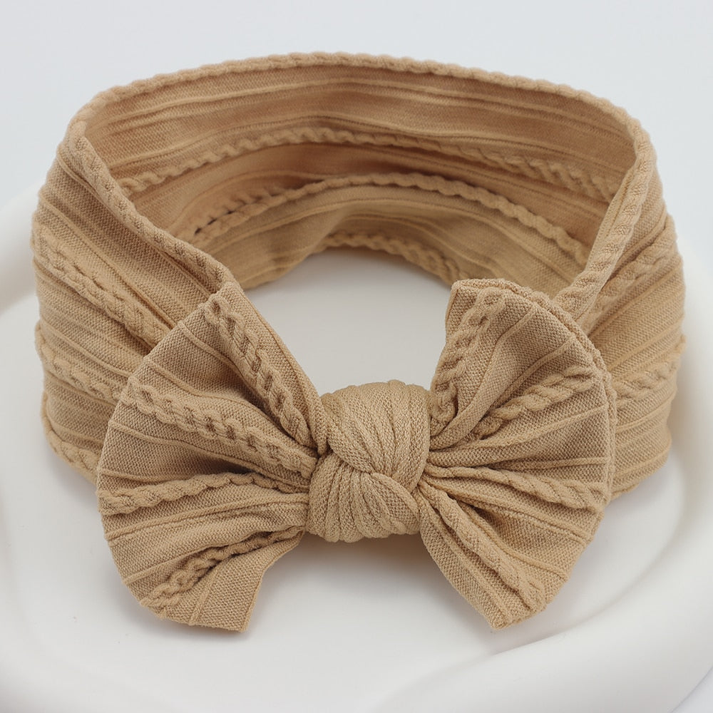 5 Pack Knitted Bow Headbands