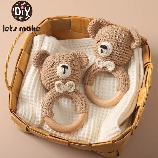 Crochet Animal Rattle Toy and Soother