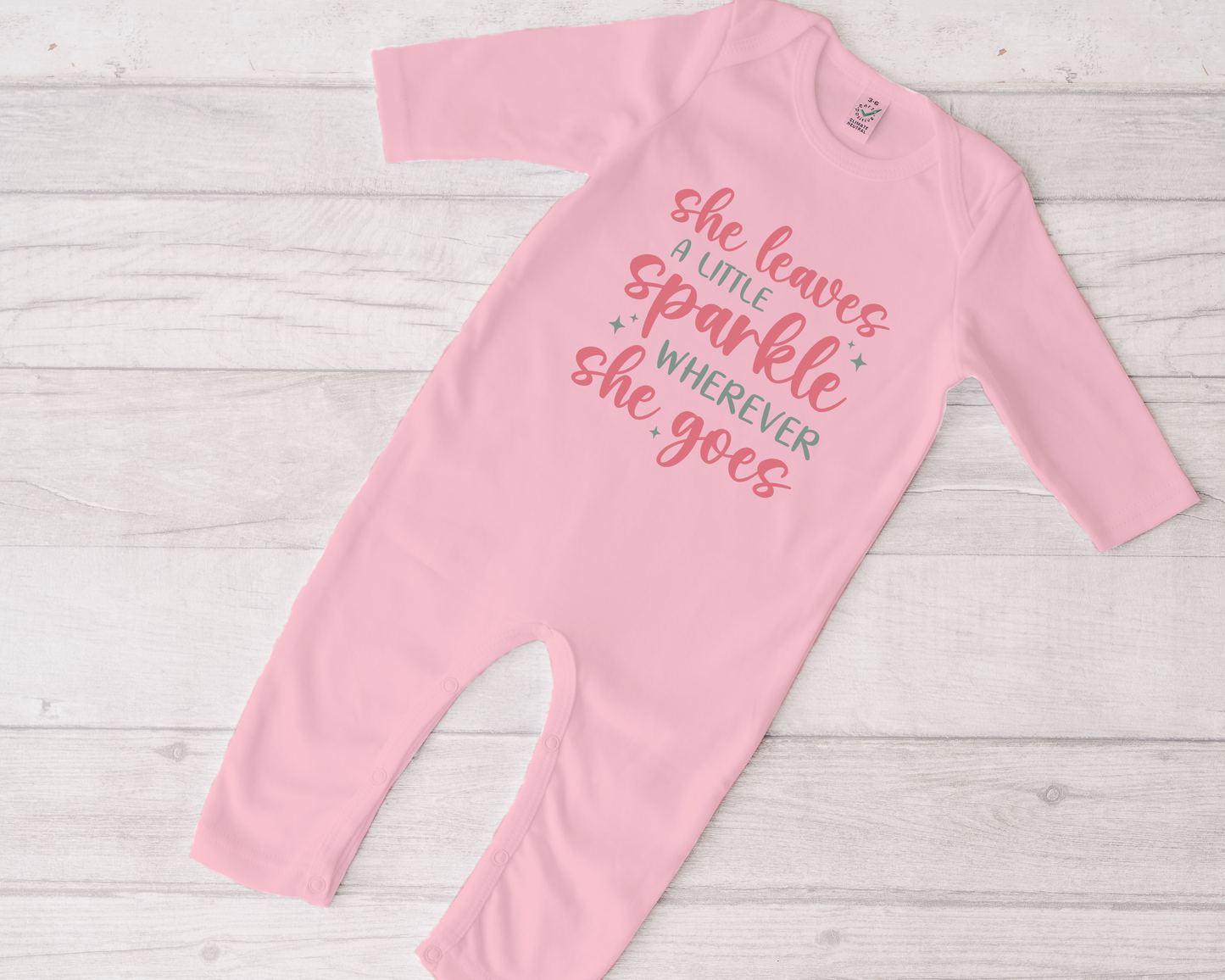 She Leaves a Little Sparkle Wherever She Goes Sleepsuit