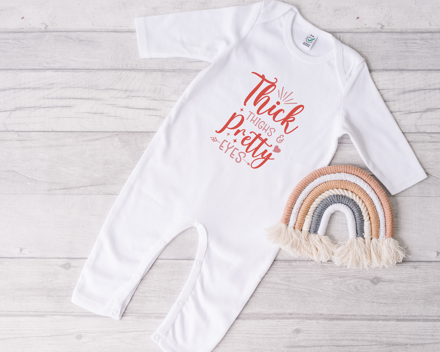 Thick Thighs & Pretty Eyes Sleepsuit