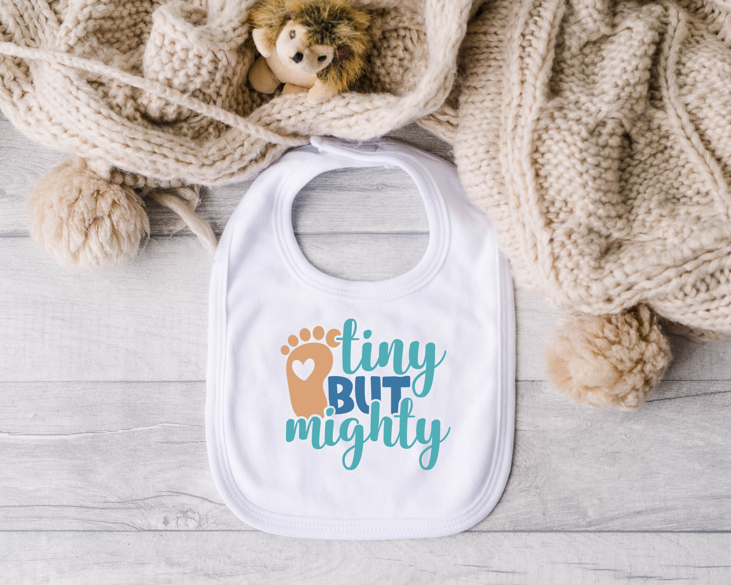 Tiny But Mighty Bib