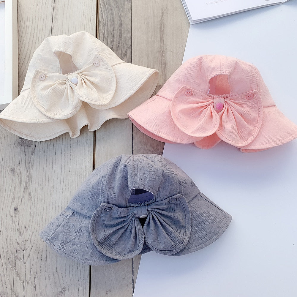 Princess Beach Bucket Hat with Bow