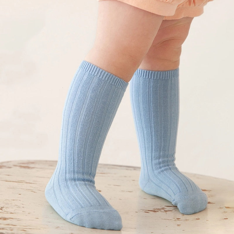 Boys And Girls Cotton Knee High Socks